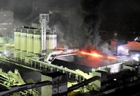 敦賀火力発電所で火災、けが人なし　12月5日夜発生、ベルトコンベヤーなど焼く