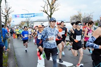 足羽川マラソン6コースで1100人力走　福井県福井市、4年ぶりハーフ復活