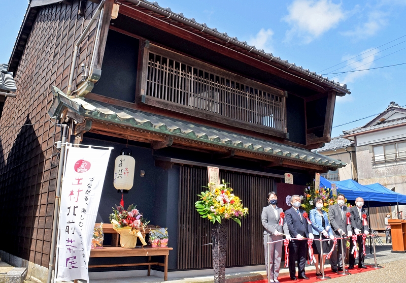 北前船のにぎわい感じてお茶を　福井県坂井市三国町に茶屋　住民、観光客の交流拠点に