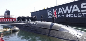 潜水艦 とうりゅう 就役 そうりゅう 型で最後の艦 リチウムイオン電池採用 社会 全国のニュース 福井新聞online
