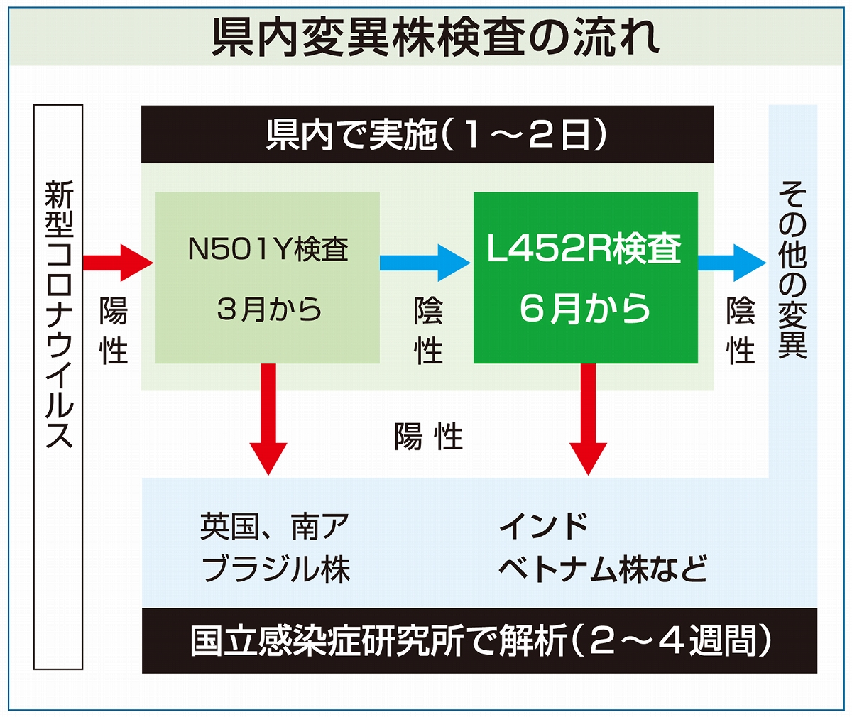 新型コロナ「インド株」 福井県独自に検査体制を整備、6月中旬から開始