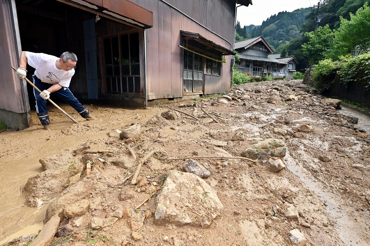 記録的短時間大雨で住宅143軒被害、農林業にも大きな爪痕　福井県越前町や福井市
