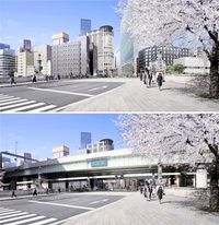 日本橋（東京）の青空復活へ　首都高の橋桁撤去開始　４０年度完了