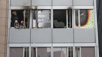 大阪市の北新地でビル火災、27人が心肺停止　放火容疑で大阪府警捜査