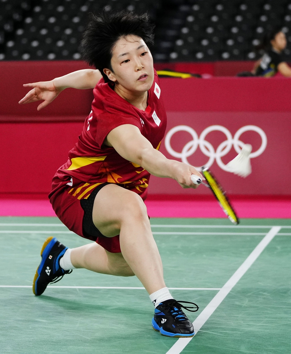 山口茜が決勝トーナメント進出　東京五輪バドミントン女子単1次リーグで2勝