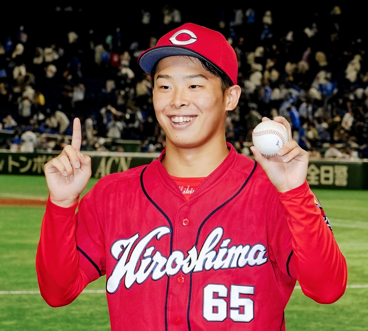 玉村昇悟（丹生高校出身）がプロ初勝利「成長できたかな」　プロ野球・広島の左腕　福井で育まれた才能