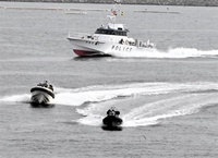 敦賀港テロ防げ各機関連携確認　敦賀海保など合同訓練