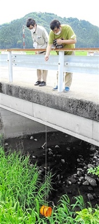 大野市内の４河川３４地点で水質調査　市民団体