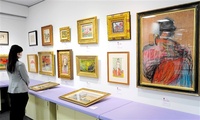 国内人気画家、８０点並ぶ　西武福井店でチャリティー展