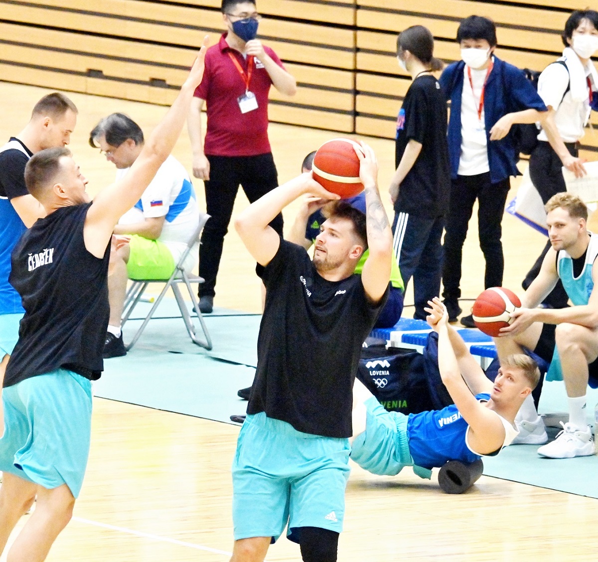 プロバスケNBAドンチッチ、福井県で東京オリンピック事前合宿スタート　スロベニア代表